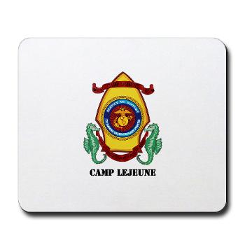 CL - M01 - 03 - Marine Corps Base Camp Lejeune with Text - Mousepad - Click Image to Close